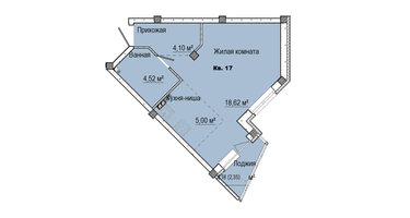 Студия, 33&nbsp;м²