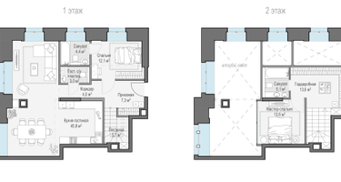 2-к. квартира, 113 м²