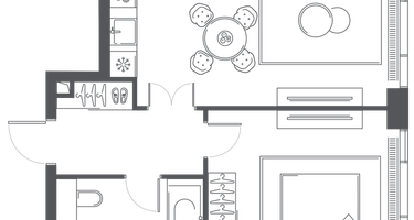 2-к. квартира, 47 м²