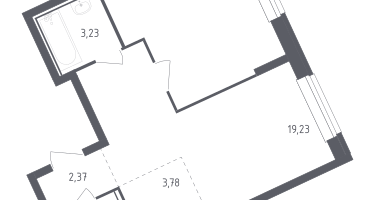 Студия, 45&nbsp;м²