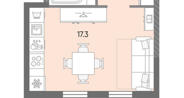 Студия, 25 м²