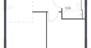 Студия, 37&nbsp;м²