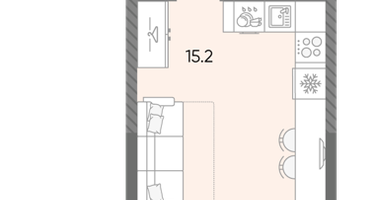 Студия, 22 м²