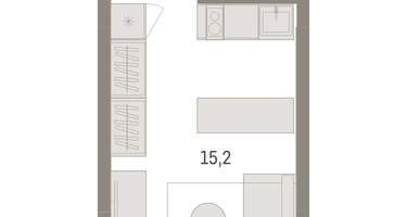 Студия, 25&nbsp;м²