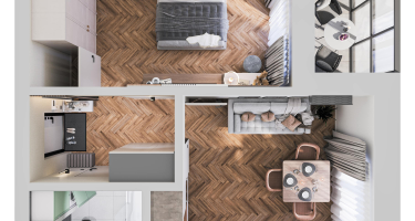 1-к. квартира, 42&nbsp;м²