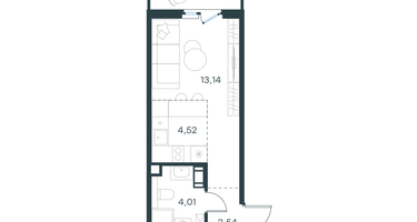Студия, 26&nbsp;м²