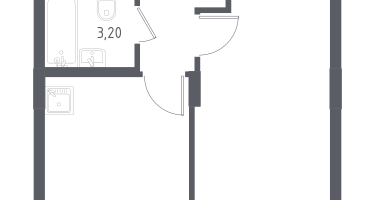 1-к. квартира, 32&nbsp;м²