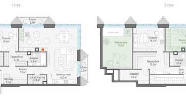 4-к. квартира, 164&nbsp;м²