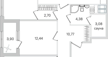 3-к. квартира, 88&nbsp;м²