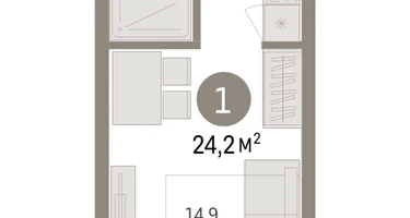 Студия, 24&nbsp;м²