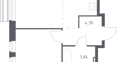 Студия, 33&nbsp;м²
