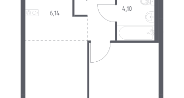 Студия, 35&nbsp;м²