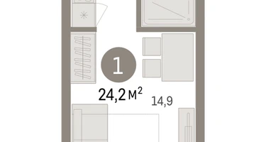 Студия, 24&nbsp;м²