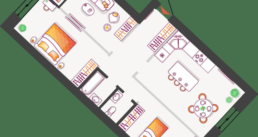1-к. квартира, 85&nbsp;м²