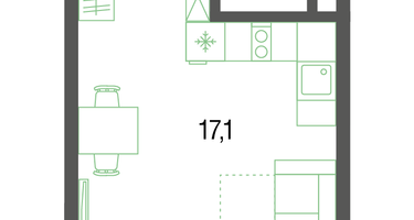 Студия, 28&nbsp;м²