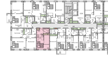 1-к. квартира, 29 м²