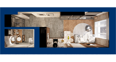 Студия, 28&nbsp;м²