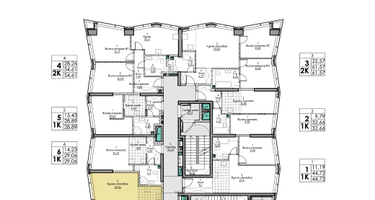 1-к. квартира, 48 м²