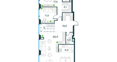 6-к. квартира, 183&nbsp;м²