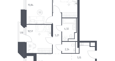 Студия, 85&nbsp;м²