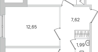 2-к. квартира, 54&nbsp;м²