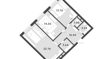 2-к. квартира, 70&nbsp;м²