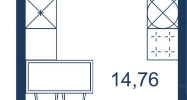 Студия, 23&nbsp;м²