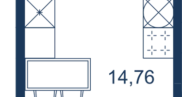 Студия, 23&nbsp;м²