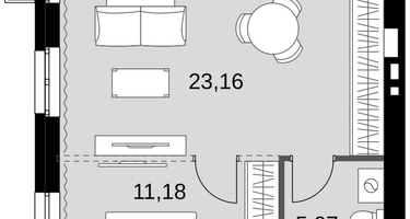 2-к. квартира, 42&nbsp;м²