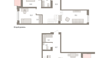2-к. квартира, 110&nbsp;м²