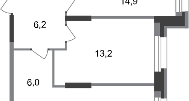 2-к. квартира, 60&nbsp;м²