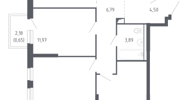 Студия, 76&nbsp;м²