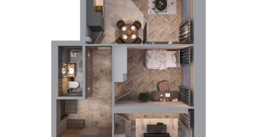 2-к. квартира, 59&nbsp;м²