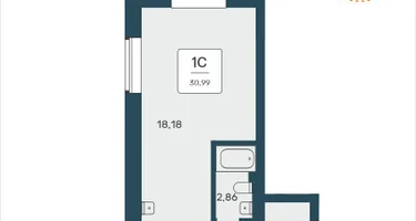 Студия, 30&nbsp;м²