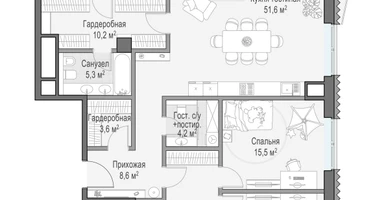 3-к. квартира, 159&nbsp;м²