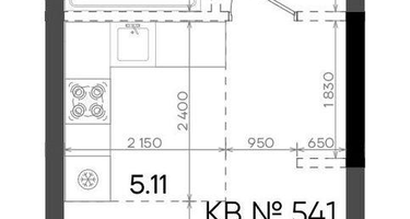 Студия, 27&nbsp;м²