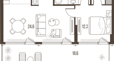 2-к. квартира, 85&nbsp;м²