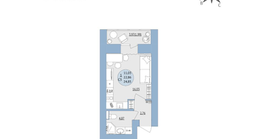 Студия, 24 м²