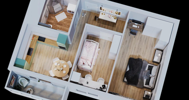 2-к. квартира, 53 м²