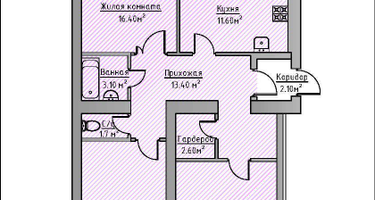 3-к. квартира, 86 м²