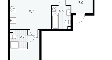 4-к. квартира, 84 м²