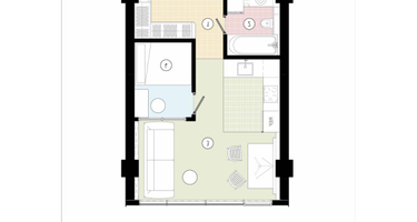1-к. квартира, 37&nbsp;м²