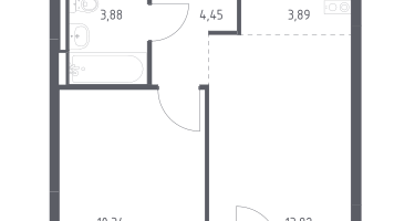 Студия, 37&nbsp;м²