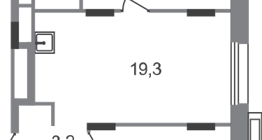 2-к. квартира, 58&nbsp;м²