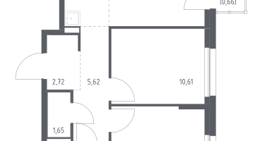 Студия, 53&nbsp;м²