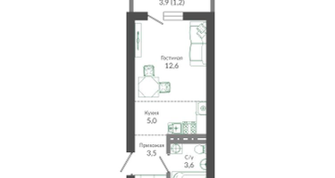 Студия, 26&nbsp;м²