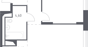 Студия, 41&nbsp;м²