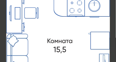 Студия, 24&nbsp;м²