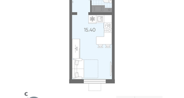 Студия, 21&nbsp;м²