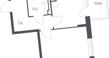 1-к. квартира, 35&nbsp;м²